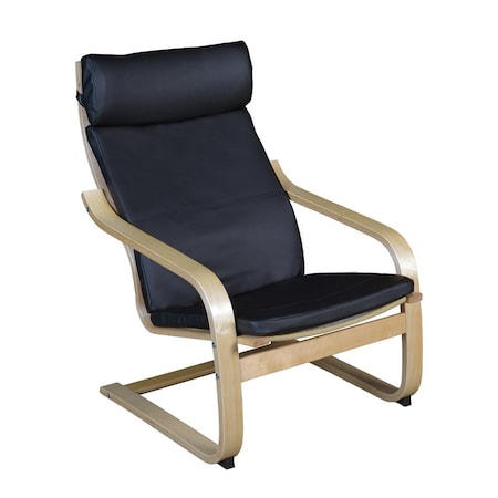 Regency Seating > Side & Guest > Bentwood Lounge Chairs, Black Back, 26.5 W 31 L 36 H N2020LNTBK